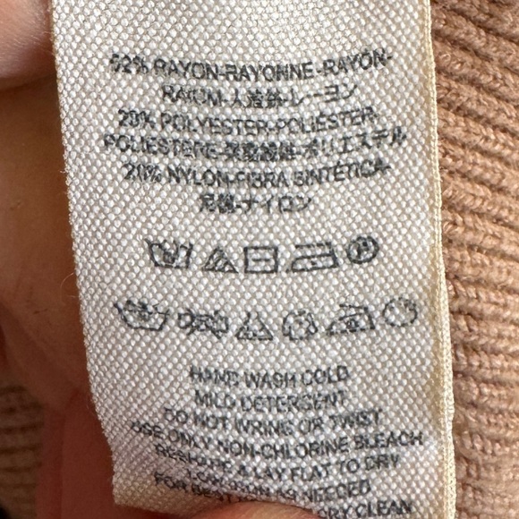 Free People Shadow Sweater, Tan, Size S - Picture 6 of 6